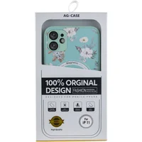 TPU+PC чехол Secret Garden with MagSafe для Apple iPhone 12 (6.1") Mint