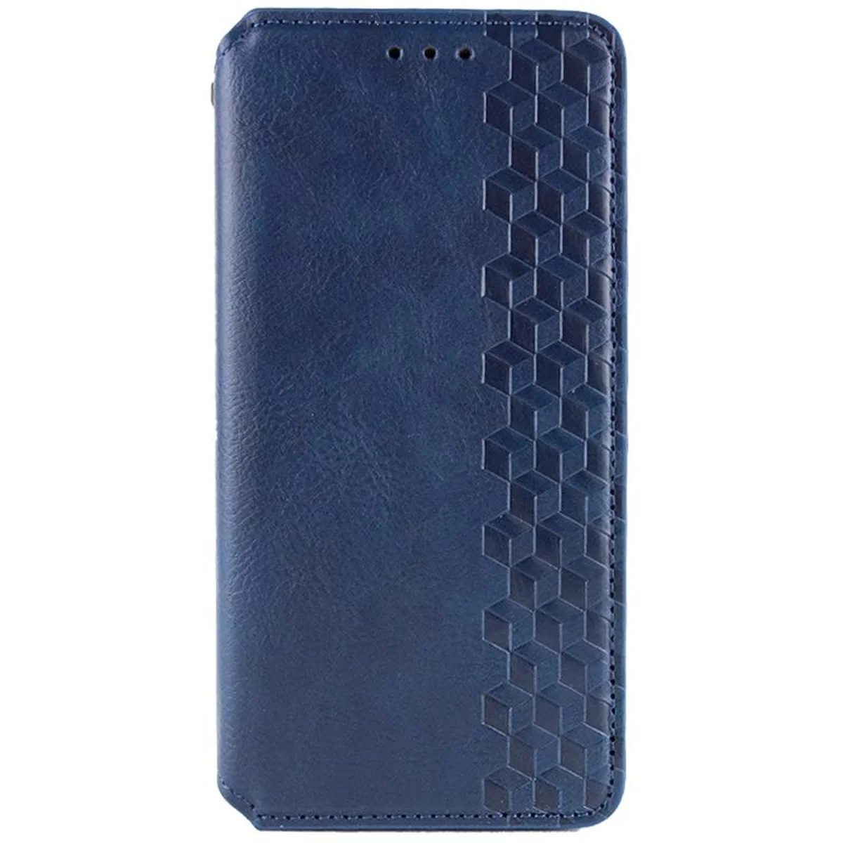 Кожаный чехол-книжка GETMAN Cubic (PU) для Apple iPhone 12 Pro / 12 (6.1") Синий