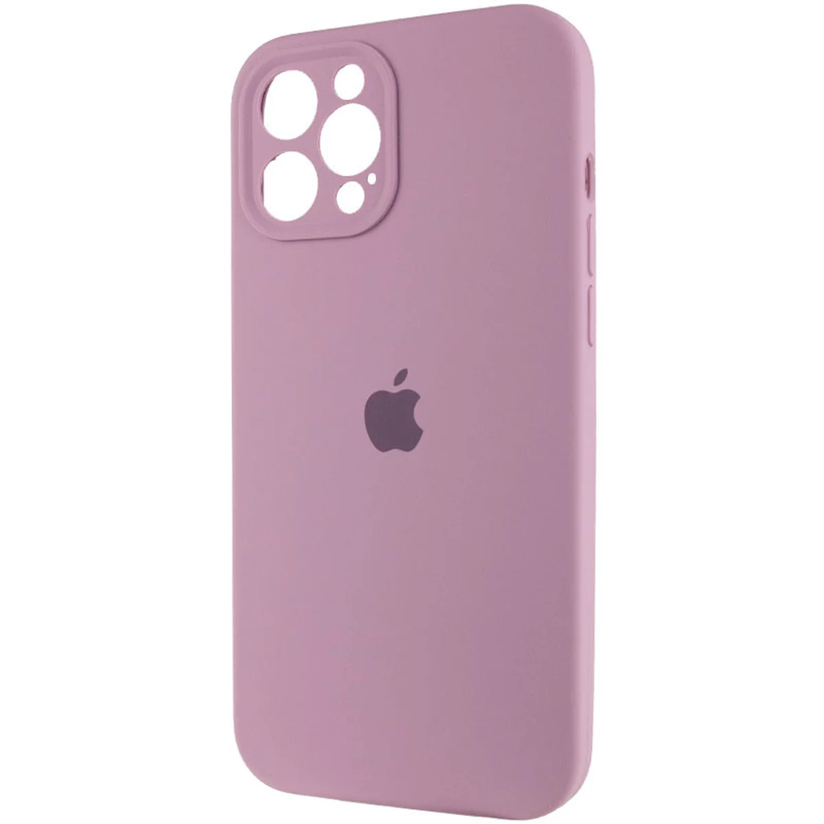 Чехол Silicone Case Full Camera Protective (AA) для Apple iPhone 12 Pro (6.1") Лиловый / Lilac Pride
