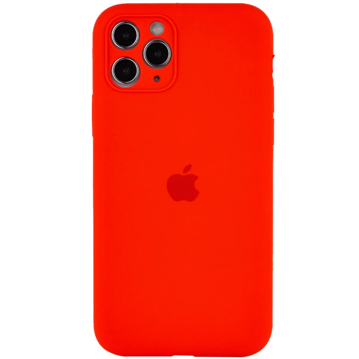 Чехол Silicone Case Full Camera Protective (AA) для Apple iPhone 12 Pro (6.1") Красный / Red / PVH