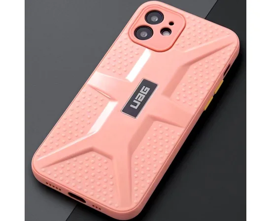 Чехол TPU+PC UAG для Apple iPhone 12 (6.1") Розовый