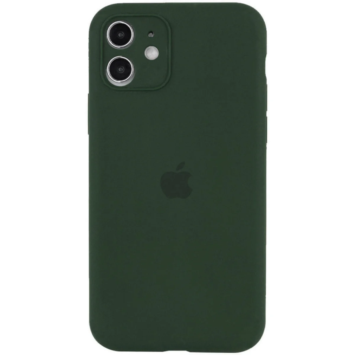 Чохол Silicone Case Full Camera Protective (AA) для Apple iPhone 12 (6.1") Зелений / Cyprus Green / PVH
