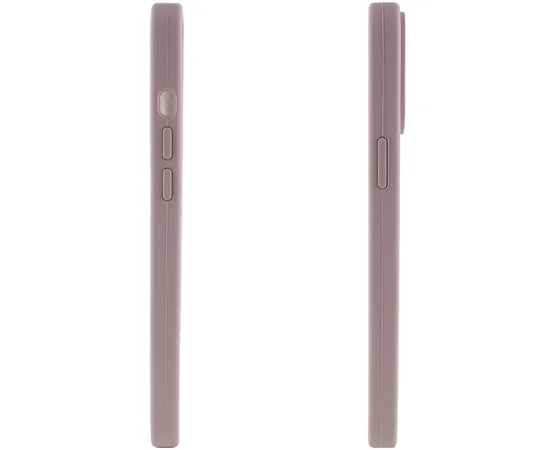 Чехол Silicone Case Lakshmi Square Full Camera для Apple iPhone 12 (6.1") Серый / Lavender