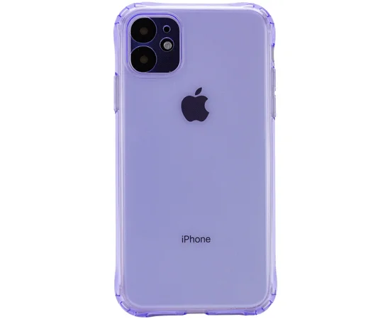 TPU чехол Ease Glossy Full Camera для Apple iPhone 12 (6.1") Сиреневый
