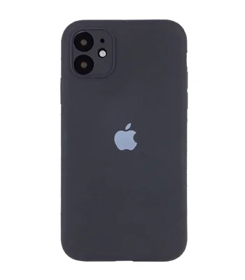 Чохол Silicone Case Full Camera Protective (AA) Apple iPhone 12 (6.1") Сірий / Dark Gray