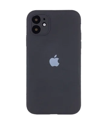 Чохол Silicone Case Full Camera Protective (AA) Apple iPhone 12 (6.1") Сірий / Dark Gray
