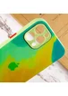Чехол TPU+Glass Impasto abstract для Apple iPhone 12 Pro (6.1") Yellow green