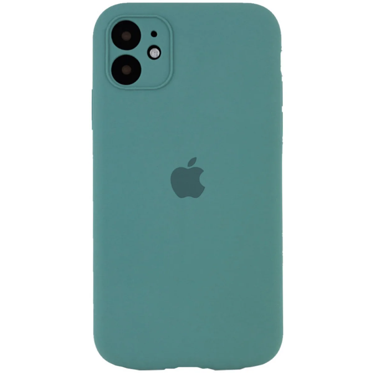 Чохол Silicone Case Full Camera Protective (AA) Apple iPhone 12 (6.1") Зелений / Pine green / PVH
