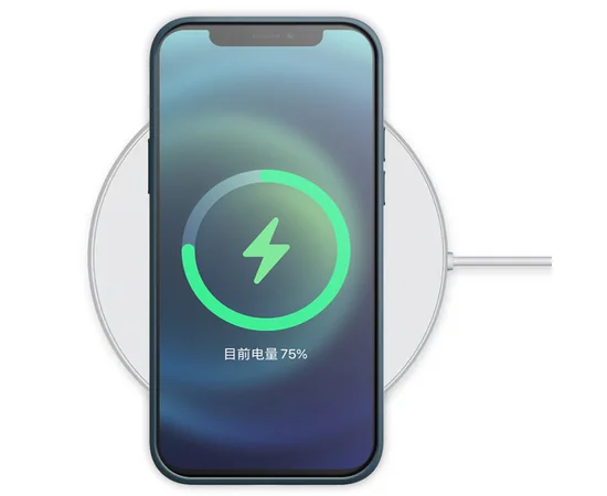 Кожаный чехол Leather Case (AAA) with MagSafe для Apple iPhone 12 Pro / 12 (6.1") Baltic Blue