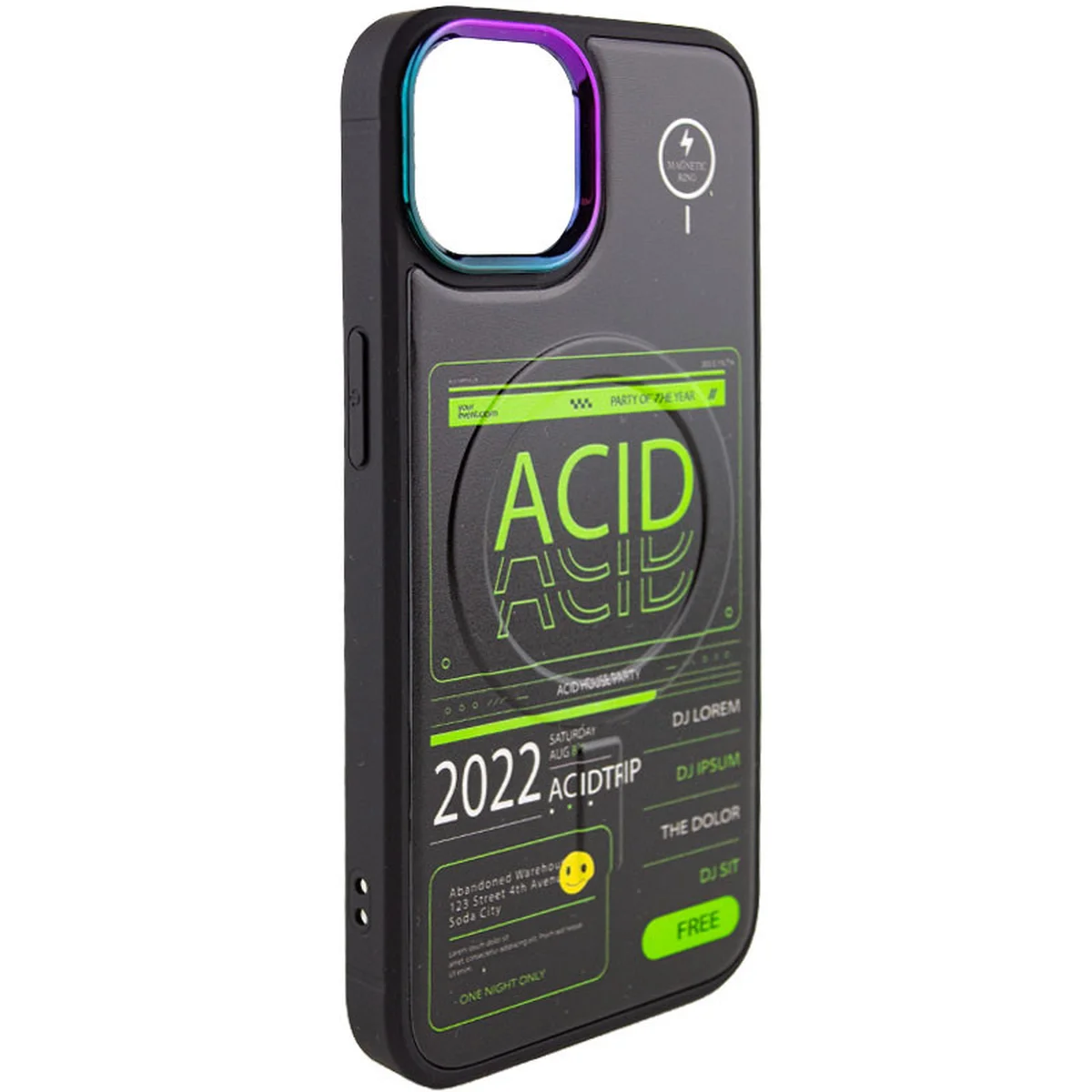 TPU+PC чехол Funny pictures with MagSafe для Apple iPhone 12 Pro / 12 (6.1") ACID