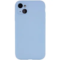 Чехол Silicone Case Lakshmi Square Full Camera для Apple iPhone 12 (6.1") Голубой / Mist blue