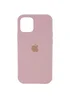 Чехол Silicone Case Full Protective (AA) для Apple iPhone 12 Pro / 12 (6.1") Розовый / Pink Sand