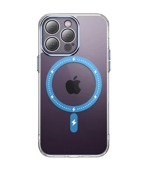 Чохол TPU+PC Colorful with MagSafe для Apple iPhone 12 Pro (6.1") Blue