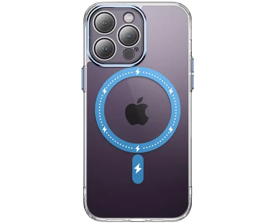 Чехол TPU+PC Colorful with MagSafe для Apple iPhone 12 Pro (6.1") Blue