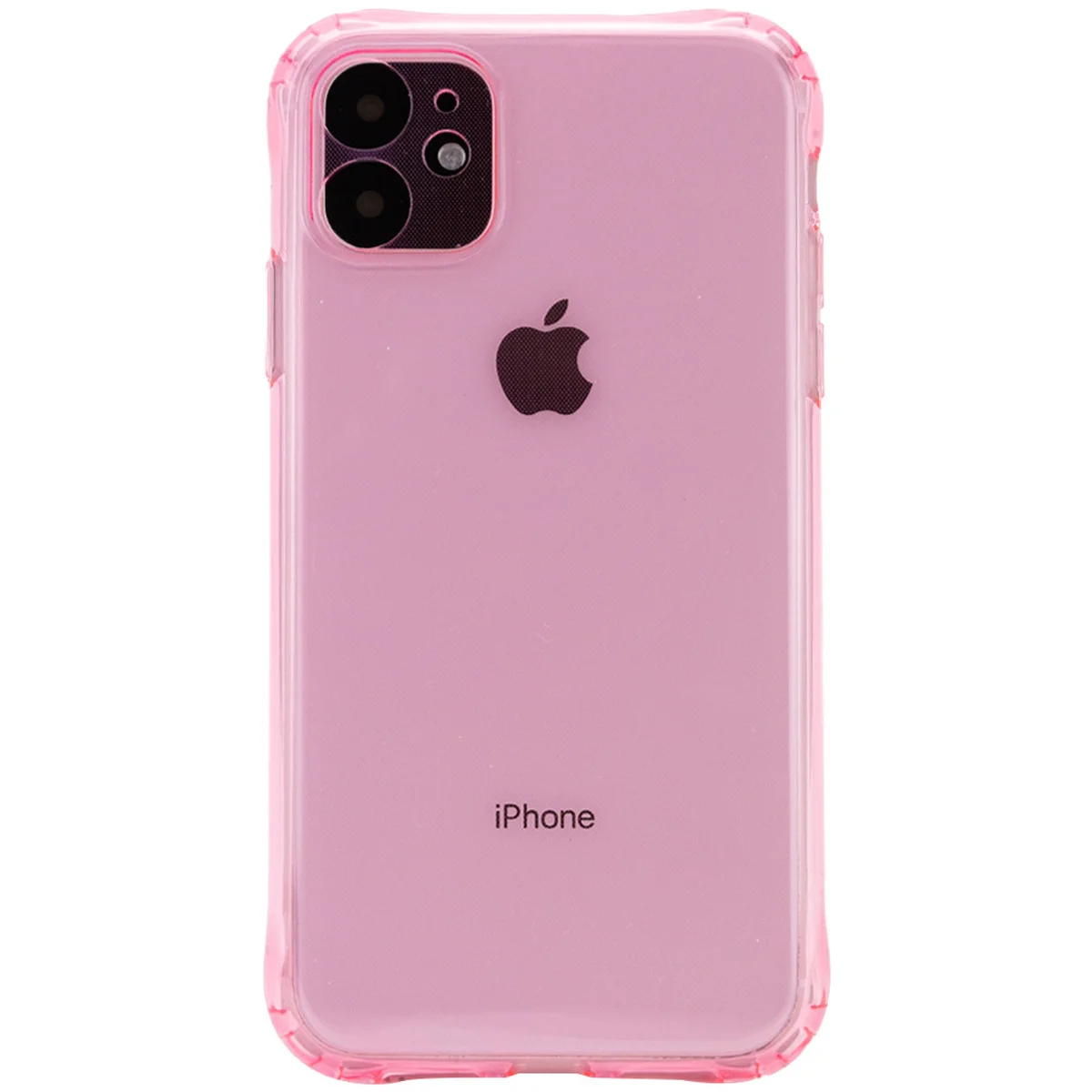 TPU чохол Ease Glossy Full Camera для Apple iPhone 12 (6.1 ") Рожевий