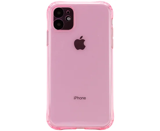 TPU чехол Ease Glossy Full Camera для Apple iPhone 12 (6.1") Розовый