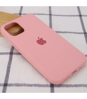 Чохол Silicone Case Full Protective (AA) для Apple iPhone 12 Pro / 12 (6.1 ") Рожевий / Pink