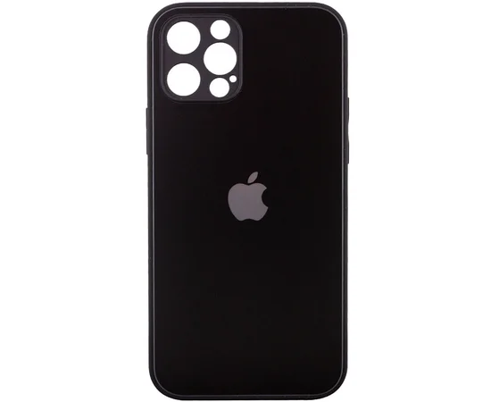 TPU+Glass чехол Matte Candy Full camera для Apple iPhone 12 Pro (6.1") Черный