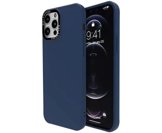 TPU чехол Molan Cano MIXXI для Apple iPhone 12 Pro / 12 (6.1") Синий
