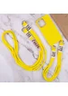 Чехол TPU two straps California для Apple iPhone 12 Pro / 12 (6.1") Желтый