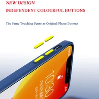 Чохол TPU Square Full Camera для Apple iPhone 12 Pro (6.1 ") Синій