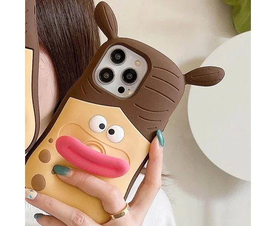 Силиконовый чехол Funny 3D для Apple iPhone 12 Pro / 12 (6.1") He