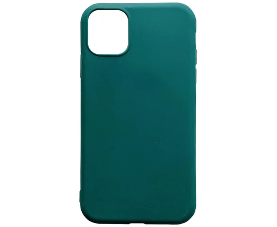 Силиконовый чехол Candy для Apple iPhone 12 Pro / 12 (6.1") Зеленый / Forest green