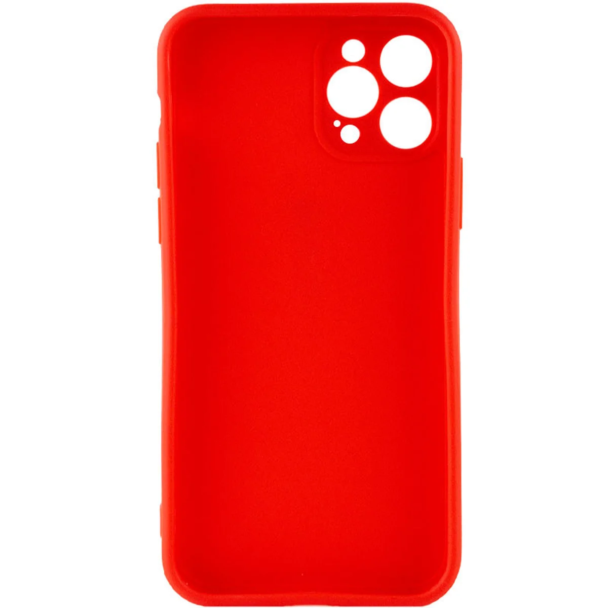 Силиконовый чехол Candy Full Camera для Apple iPhone 12 Pro (6.1") Красный / Red