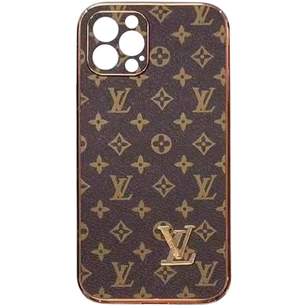 TPU чохол LV Full Camera для Apple iPhone 12 Pro (6.1") Коричневий