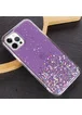 TPU чехол Star Glitter для Apple iPhone 12 Pro / 12 (6.1") Прозрачный / Сиреневый