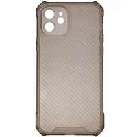 Чехол TPU Ease Carbon color series для Apple iPhone 12 (6.1") Черный / Прозрачный