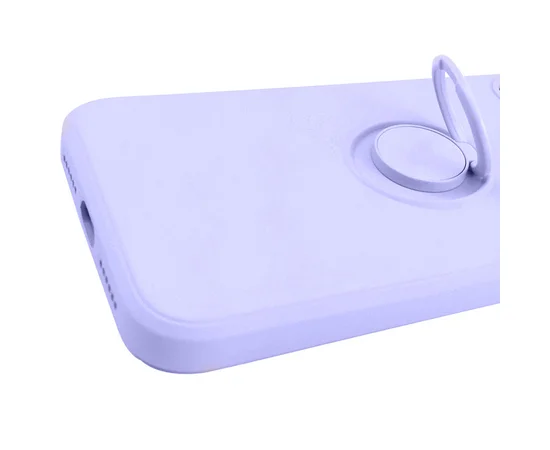 Чехол TPU Candy Ring Full Camera для Apple iPhone 12 Pro (6.1") Сиреневый / Dasheen