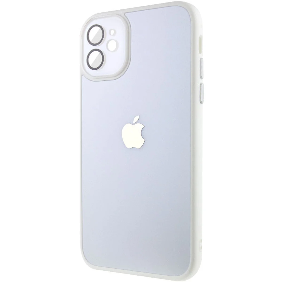 Чехол TPU+Glass Sapphire Midnight для Apple iPhone 12 (6.1") Белый / White