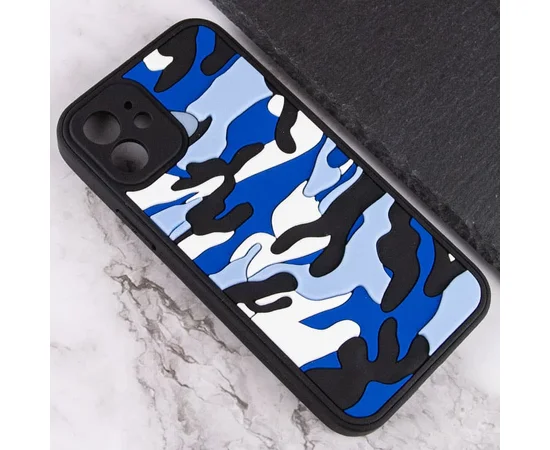 Чехол TPU+PC Army Collection для Apple iPhone 12 (6.1") Синий