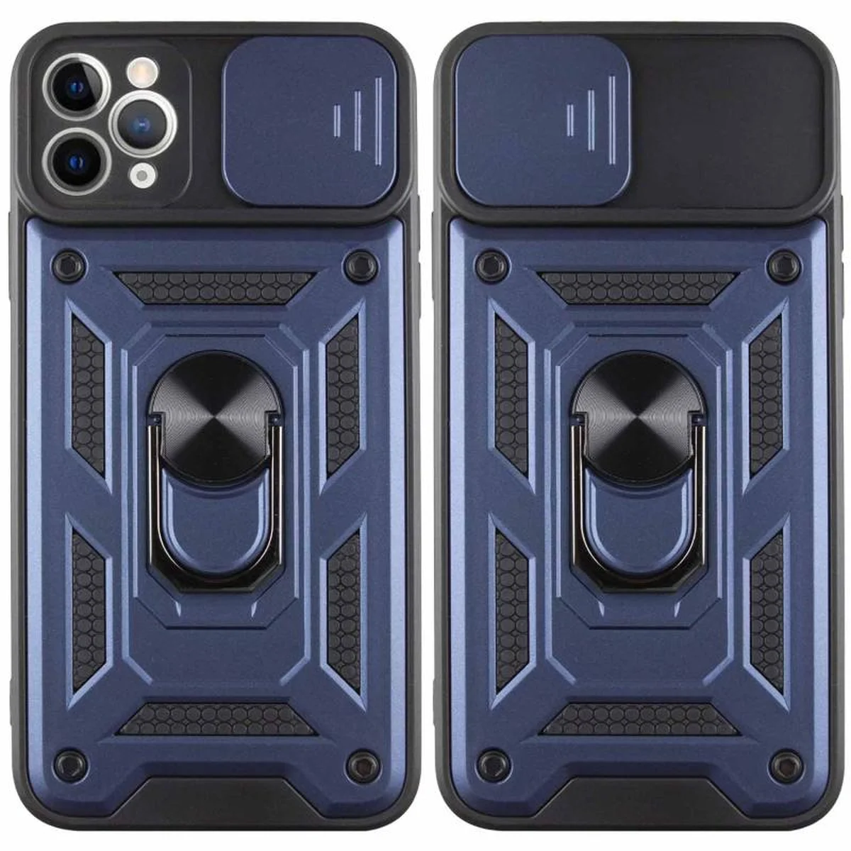 Чехол Ummi Camshield Serge Ring для Apple iPhone 12 Pro (6.1") Синий