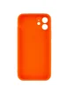 Силиконовый чехол Candy Full Camera для Apple iPhone 12 (6.1") Оранжевый / Orange