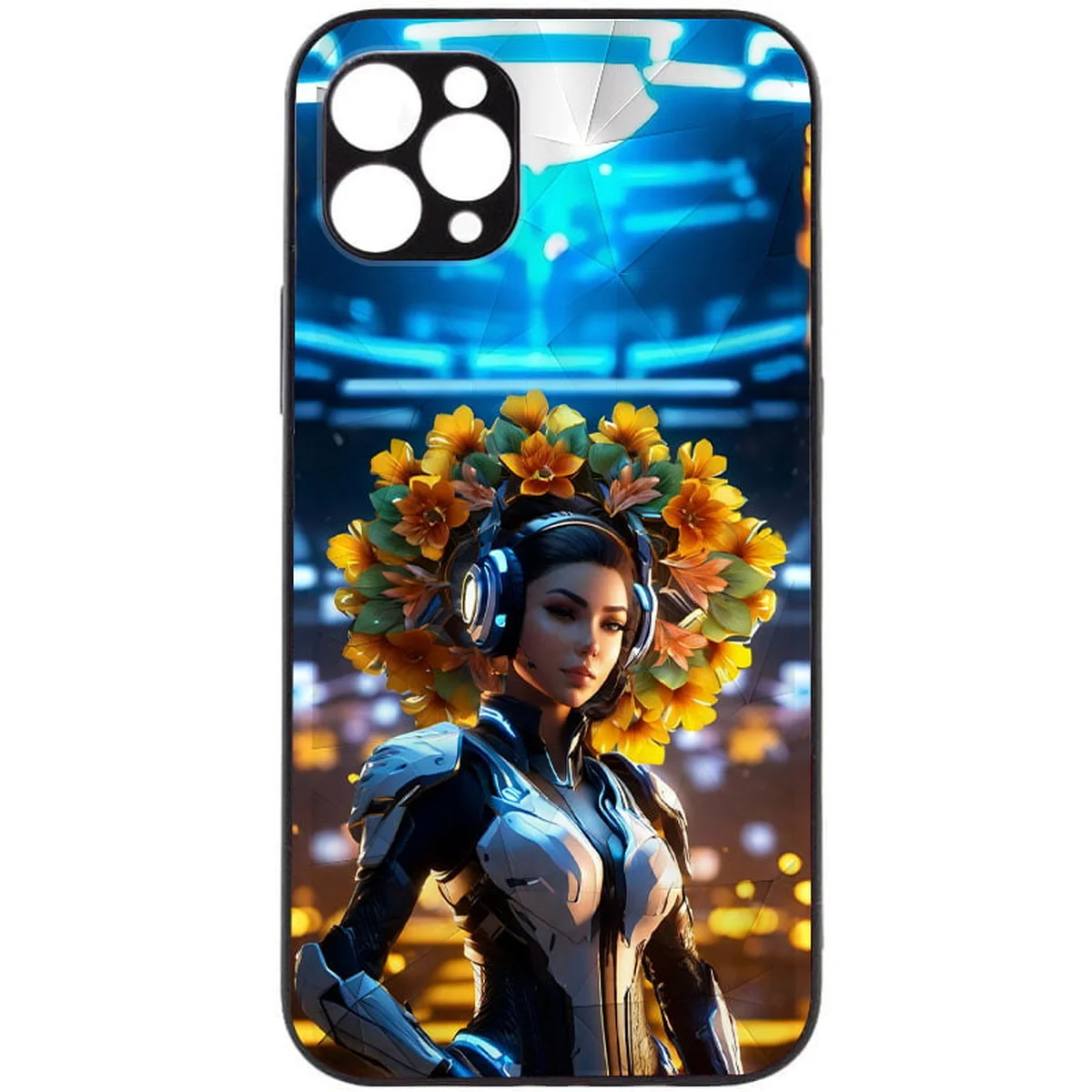TPU+PC чехол Prisma Ladies Full Camera для Apple iPhone 12 Pro (6.1") Cyberpunk