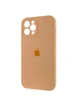 Чехол Silicone Case Full Camera Protective (AA) для Apple iPhone 12 Pro (6.1") Оранжевый / Cantaloupe