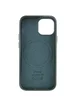 Кожаный чехол Leather Case (AAA) with MagSafe для Apple iPhone 12 Pro / 12 (6.1") Forest Green