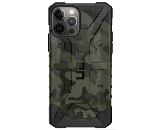 Ударопрочный чехол UAG Pathfinder камуфляж для Apple iPhone 12 Pro / 12 (6.1") Зеленый