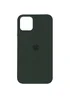 Чехол Silicone Case Full Protective (AA) для Apple iPhone 12 Pro / 12 (6.1") Зеленый / Cyprus Green