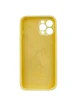 Чохол Silicone Case Full Camera Protective (AA) Apple iPhone 12 Pro (6.1") Жовтий / Mellow Yellow