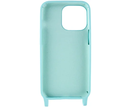 Чехол TPU two straps California для Apple iPhone 12 Pro / 12 (6.1") Бирюзовый / Marine Green