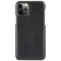 Кожаная накладка G-Case Cardcool Series для Apple iPhone 12 Pro / 12 (6.1") Черный