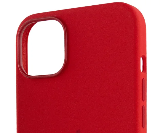 Чехол Silicone case (AAA) full with Magsafe для Apple iPhone 12 Pro / 12 (6.1") Красный / Red