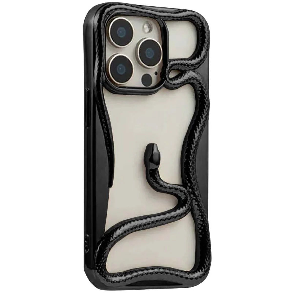 TPU чохол Snake для Apple iPhone 12 Pro/12 (6.1") Black