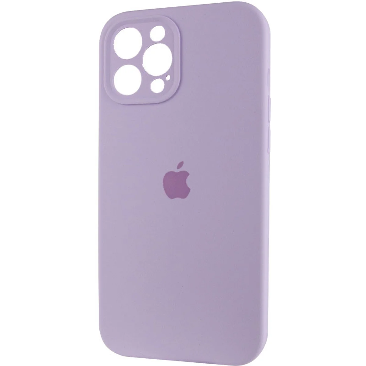 Чохол Silicone Case Full Camera Protective (AA) для Apple iPhone 12 Pro (6.1") Бузковий / Lilac