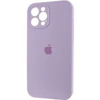 Чехол Silicone Case Full Camera Protective (AA) для Apple iPhone 12 Pro (6.1") Сиреневый / Lilac