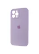 Чохол Silicone Case Full Camera Protective (AA) для Apple iPhone 12 Pro (6.1") Бузковий / Lilac