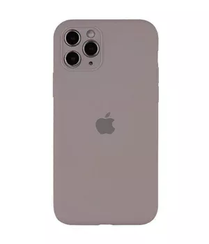 Чохол Silicone Case Full Camera Protective (AA) для Apple iPhone 12 Pro (6.1 ") Сірий / Lavender
